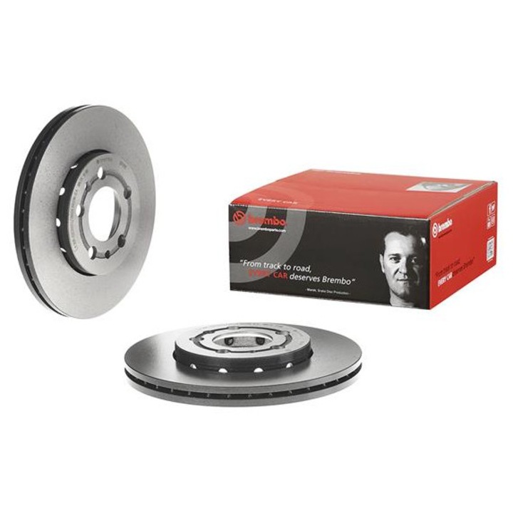Brembo első féktárcsa, 256x22mm, korrózióálló, VW Bora, Golf IV, Fox modellekhez