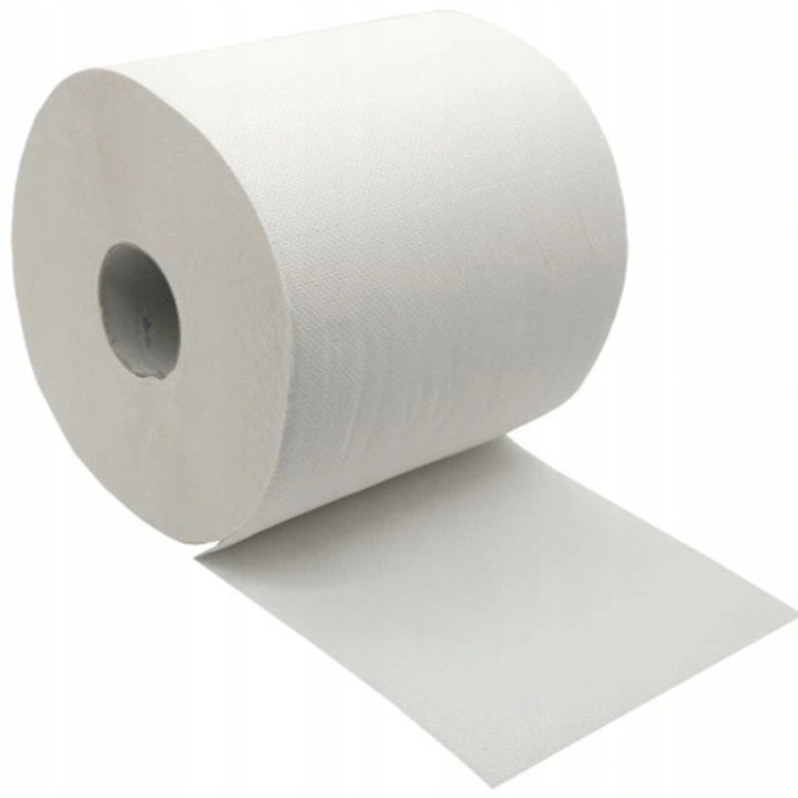 Prosoape de hartie celuloza, 200m, 2 straturi, alb, set 1 rola