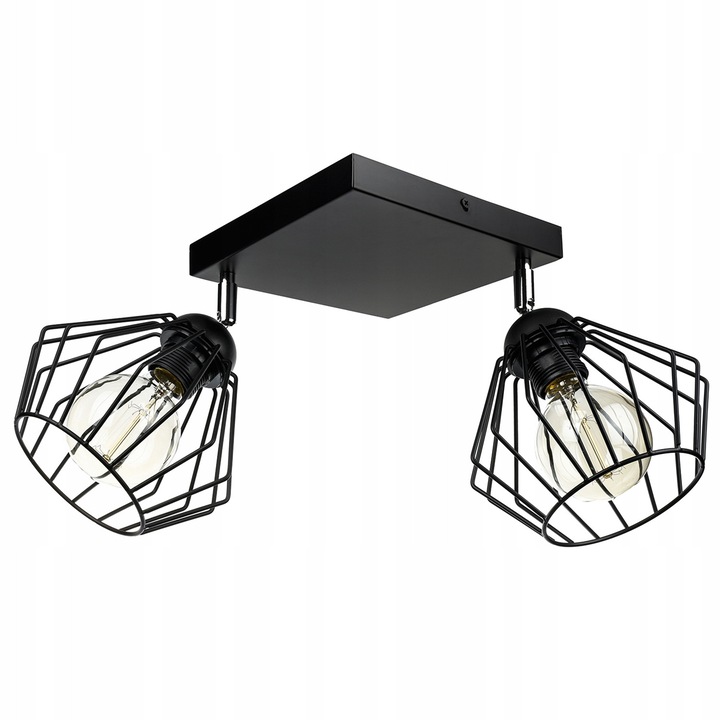 Lustru LEDLUX LX-1087, design modern, geometrie, negru, dimensiuni nedefinite