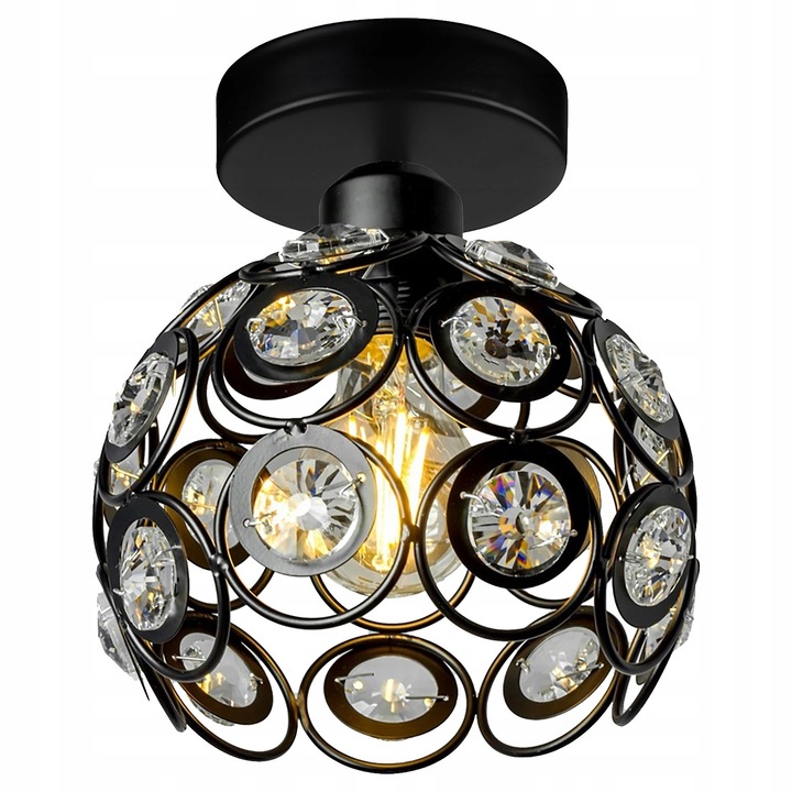 Lustra LEDLUX LX-1109-1, metal, cristal, 1x E27, 230V, 40W, design modern