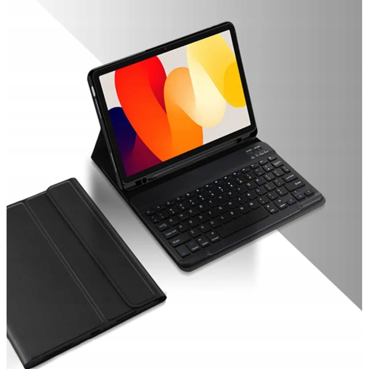 Husa tableta cu tastatura Bluetooth pentru Xiaomi Redmi Pad PRO 12.1" / Redmi Pad 2 PRO 12.1" / POCO Pad M1, roz, set