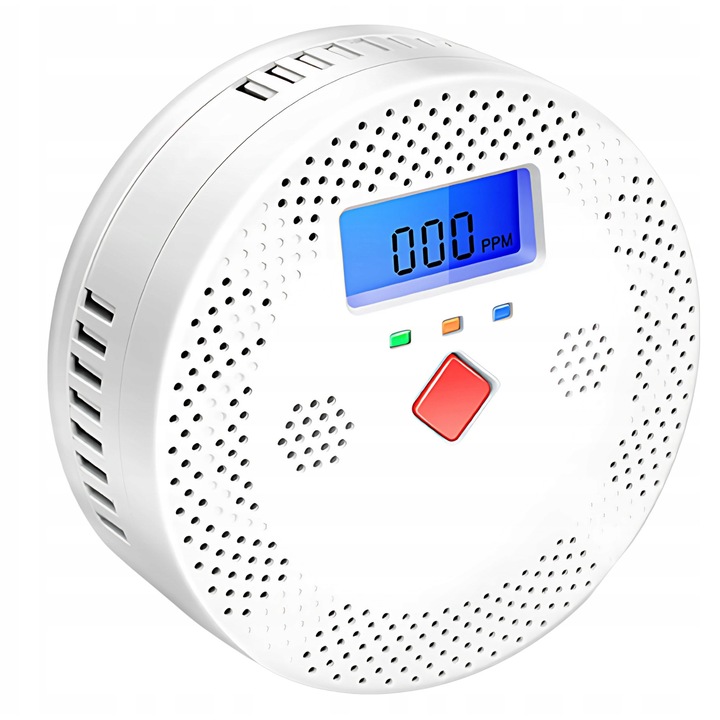 Set Smart Home - Detector Inteligent de Gaz CO Wi-Fi EUROLOOK TU-014-CMS, Alarm Acustic, Alimentare pe Baterii
