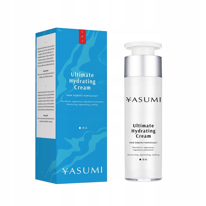 Yasumi Ultimate Moisture hidratáló arckrém, 50 ml, kollagénnel, minden bőrtípusra