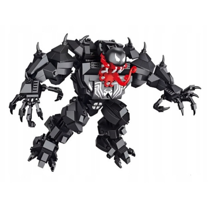 Venom Robot építőkészlet, 566 elem, 26x22cm, 8 éves kortól