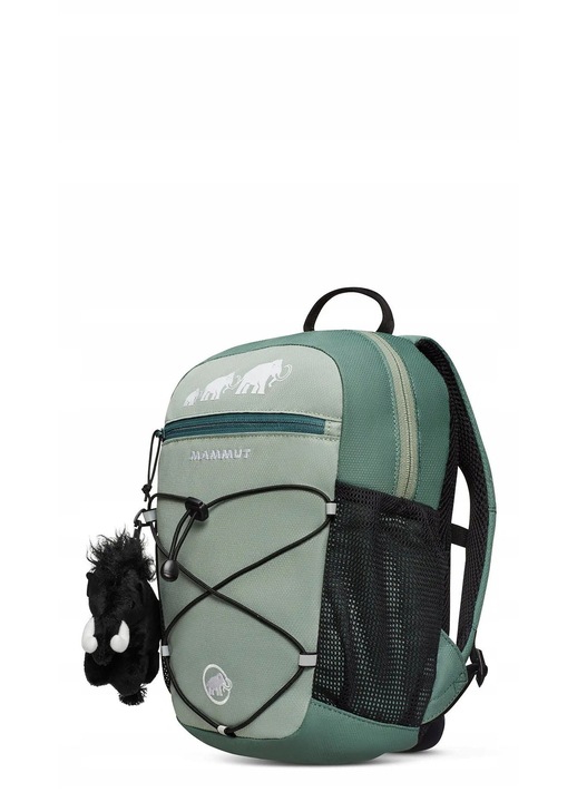 Mammut First Zip 8 gyermek túrahátizsák, 8L, Ballshadow 330D poliészter, sötétzöld/jáde