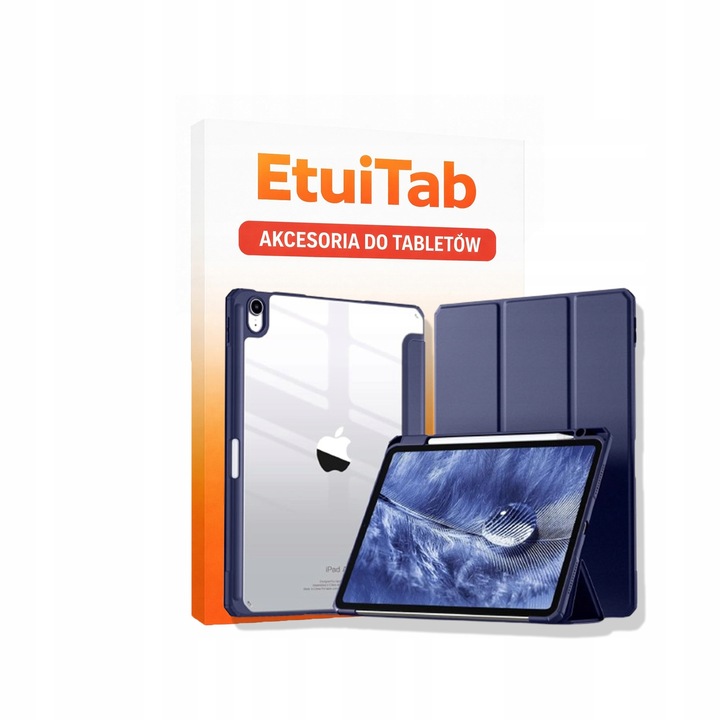 Etui pentru tableta, EtuiTab, Clear, protectie, functie suport, pentru Apple iPad 10.9 10 GEN 2022 / iPad 11 A16 11GEN 2025