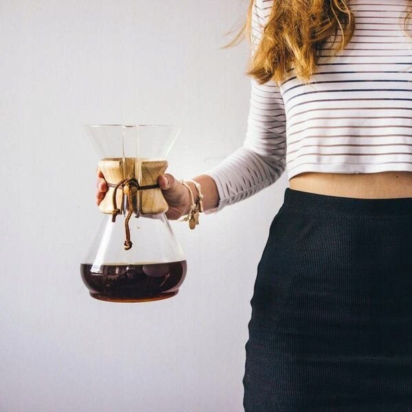 Cafetiere Chemex Classic, 10 filizanek, 1,4l, cu maner din lemn, inaltime 330mm, diametru 130mm