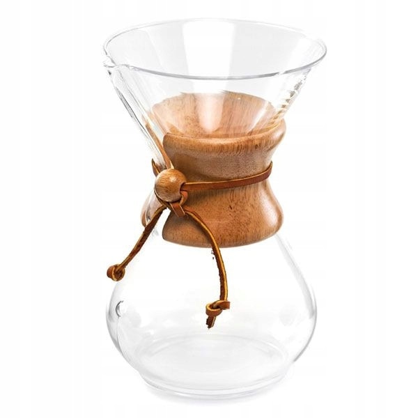 Cafetiere Chemex Classic, 10 filizanek, 1,4l, cu maner din lemn, inaltime 330mm, diametru 130mm