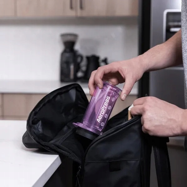 Cafetiere AeroPress Clear Purple, 100 filtre, fiolet, Tritan