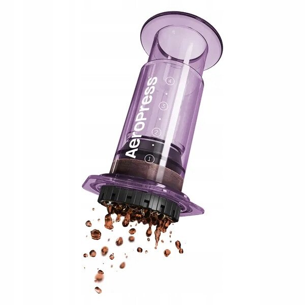 Cafetiere AeroPress Clear Purple, 100 filtre, fiolet, Tritan