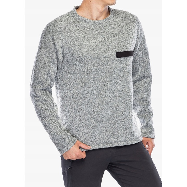 Bluza sport barbati, Patagonia, Better Sweater Crewneck, fleece, gri, XL INTL