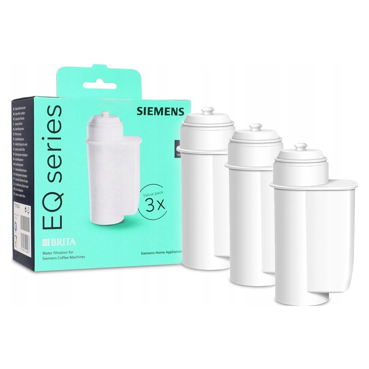 Filtru apa pentru espressoare SIEMENS/BOSCH/BRITA, Siemens TZ70033, set 3 bucati, 50 l