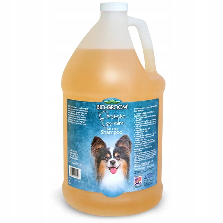 Sampon nutritiv Bio-Groom 3,78L, bazat pe ulei de cocos, pentru caini si pisici, fara iritatii, pH natural