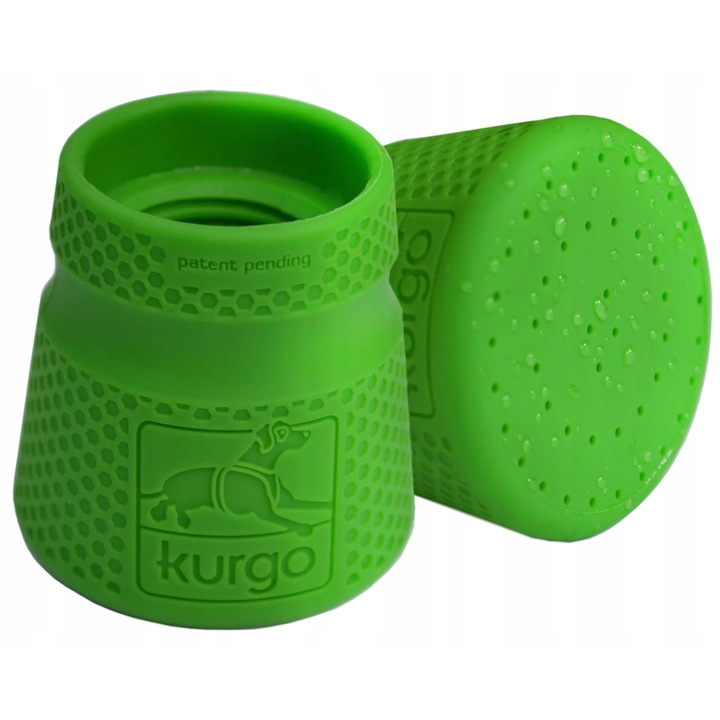 Dus de calatorie Kurgo, accesorii igiena pentru caini, silicon, 5,4x5,2cm