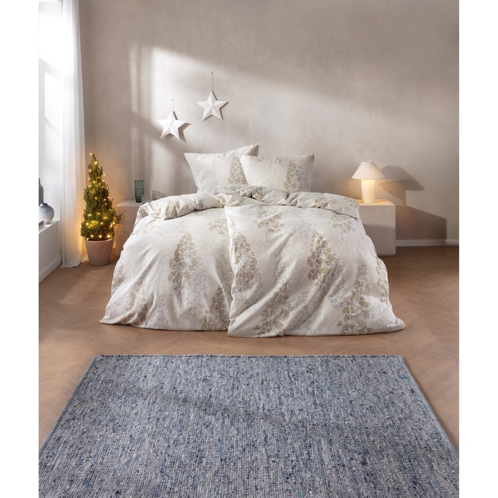 Estella Merano flanel ágynemű, 160x200cm, 3 részes, hipoallergén, többszínű