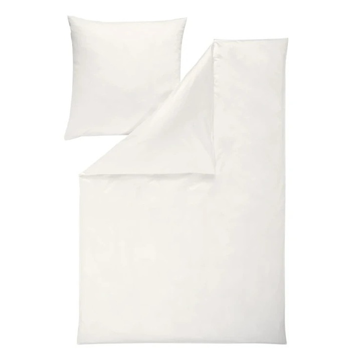 Estella Valetta Mako Szatén Ágynemű 200x220cm, 3 részes, 100% pamut, bolyhosodásálló, fehér