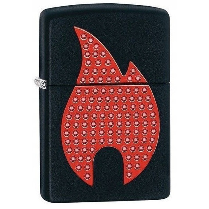 Bricheta Zippo Bling, set complet cu benzina, pietre, noduri si vata