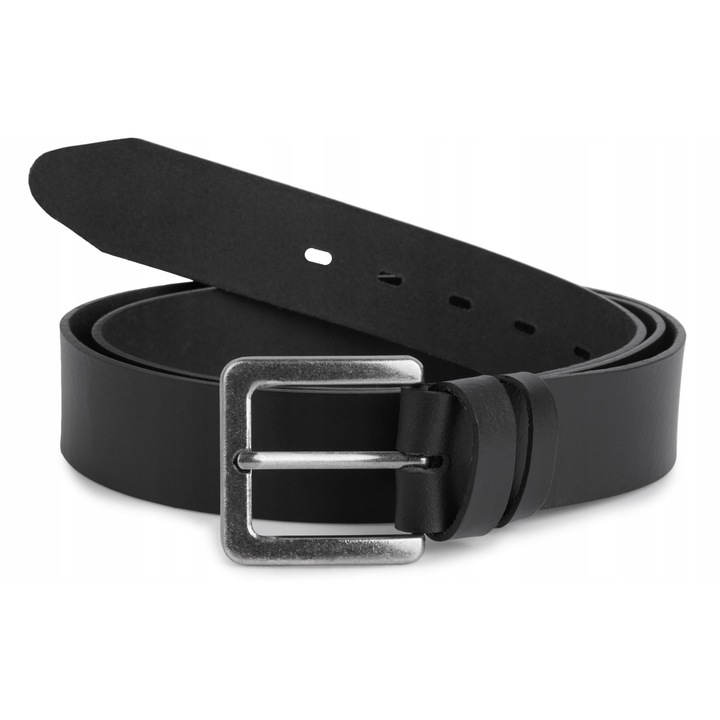 Ladeheid Curea de piele barbateasca pentru pantaloni lata LA-EL 130x4