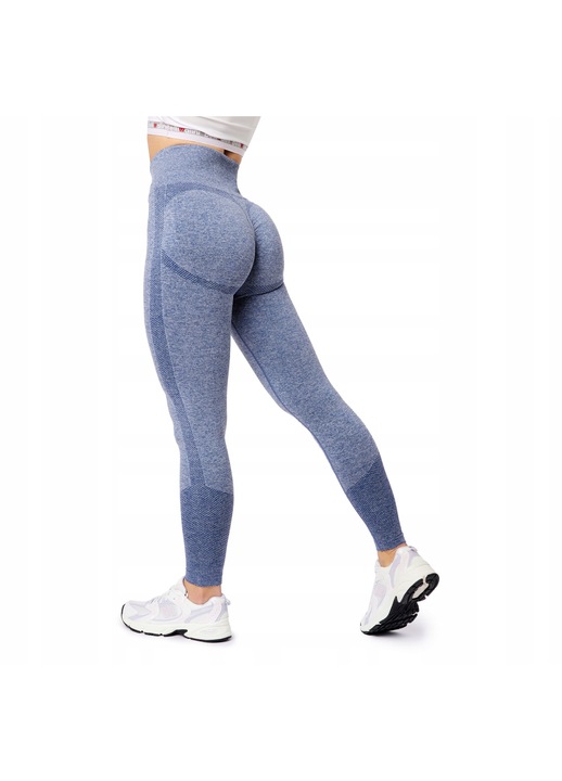 Colanti Bellivalini Push Up, talie inalta, fara cusaturi, denim