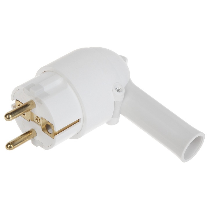 Priza CEE 7/7, Legrand, 230 V, 16 A, alb, 43x86x87mm