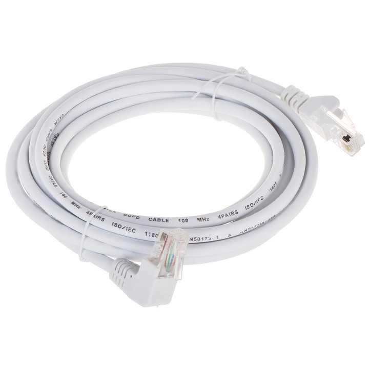 PATCHCORD RJ45 DELTA kábelek 3.0 m, fehér, UTP cat. 5e