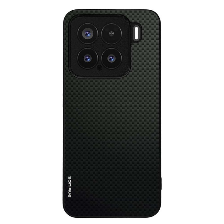 Husa telefon Sonique Carbon Series, pentru Xiaomi 15 5G, silicon, antisoc, neagra