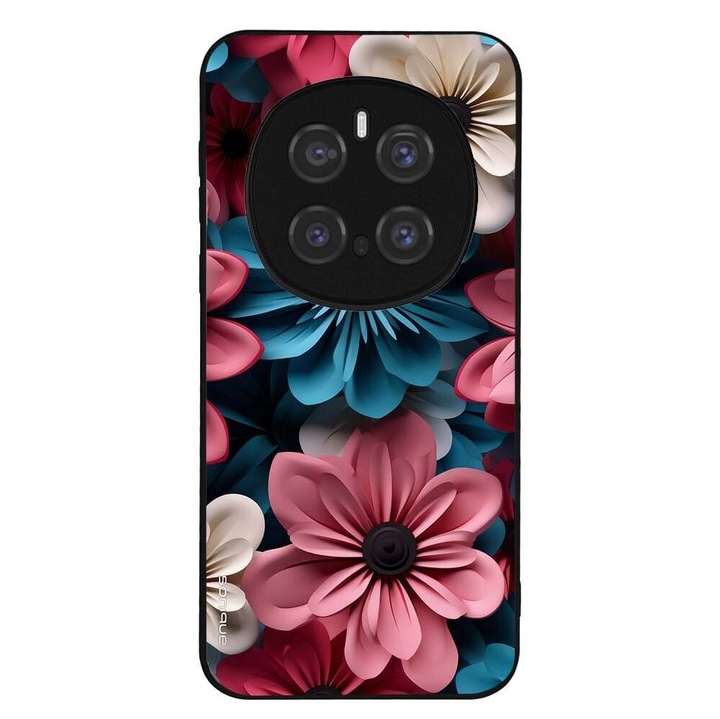 Husa telefon Sonique 3D Flower Series, roz, pentru Honor Magic7 Pro 5G, silicon, antisoc, design modern