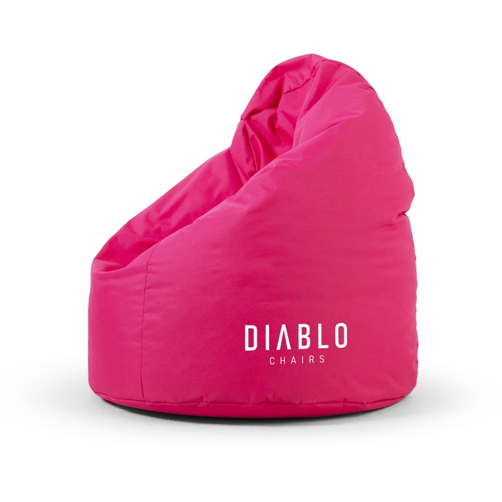 Diablo gamer puff, rózsaszín, ergonomikus, könnyen karbantartható, 30x45cm