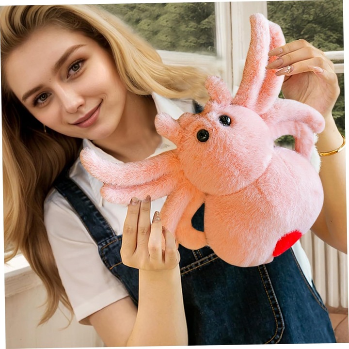 Kids Spider Stuffed Animal Toy Spider Plush Toy Soft Pink Spider Pillow, Adorable Playtime Plush Toy, Super Soft Plush Doll Animal for Kids & Adults