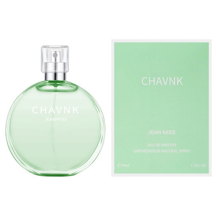 CHAVNK parfüm, klasszikus, friss illat, 50ml, zöld
