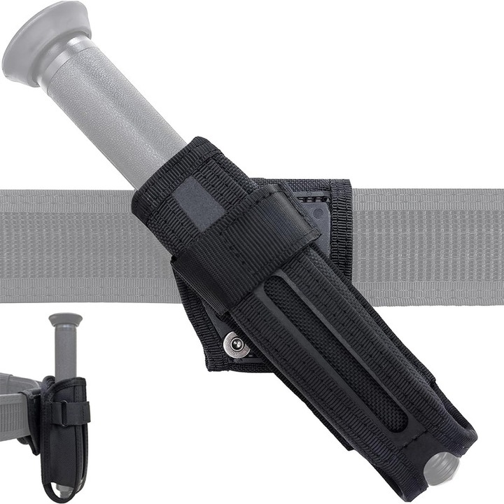 Suport baston telescopic Chucai rotativ 360 negru 15x6cm