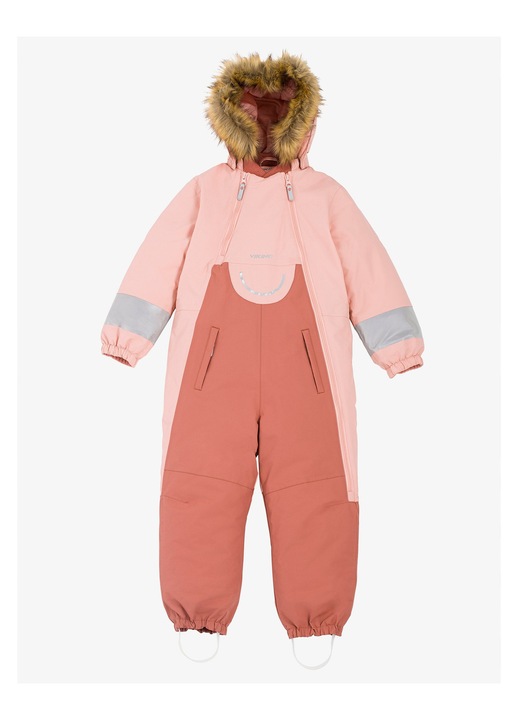 Детски гащеризон, Viking, Alv Winter Playsuit, розов, зимен