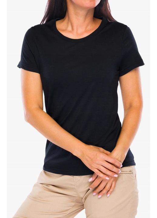 Tricou dama, Houdini, Desoli Tee, negru, lana merinos, S INTL