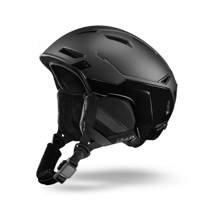 Casca de schi Julbo The Peak Evo MIPS TwICEme, negru/negru lucios, 56-58 cm, sistem de protectie MIPS, ventilare Air Flow