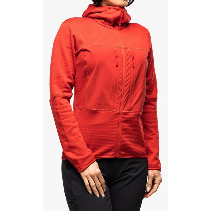 Яке, Berghaus, MTN Guide MW Hoody, червено, лек материал, бързосъхнещо, интегрирана качулка, за жени, XL INTL
