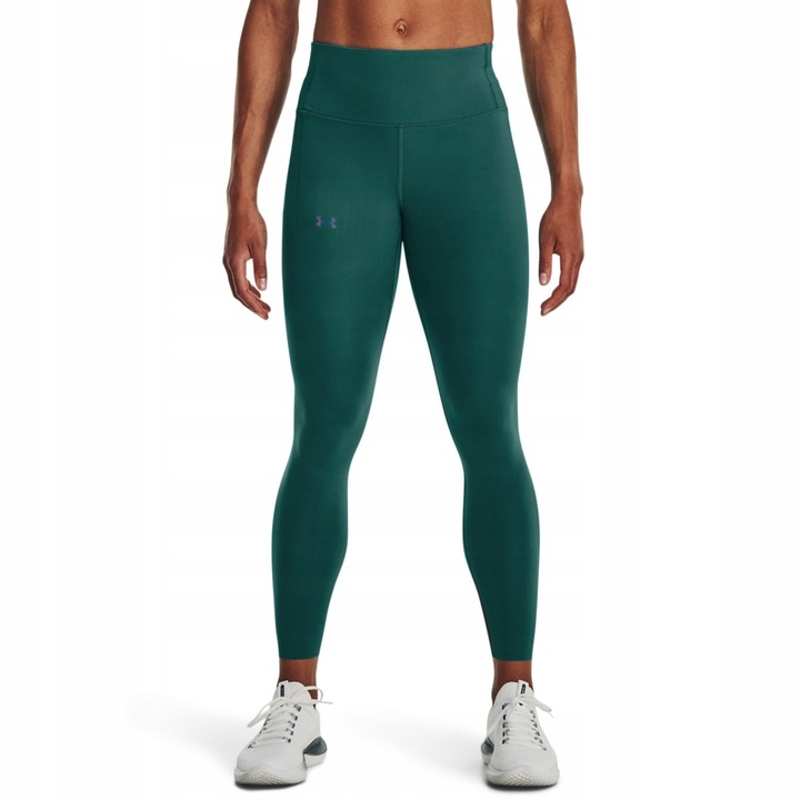 Under Armour női sport leggings, UA RUSH modell, szagtalanító technológia, zöld, rugalmas anyag