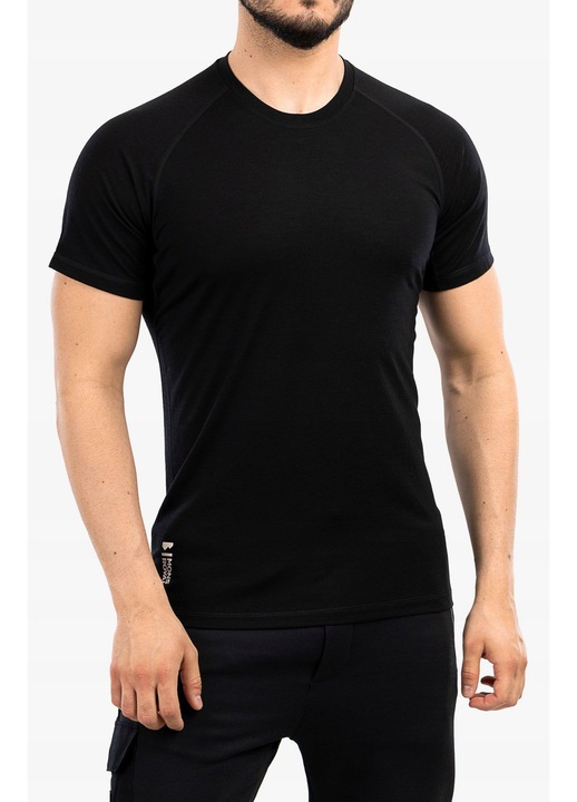 Mons Royale Temple Tech férfi póló, fekete, termoaktív, S INTL