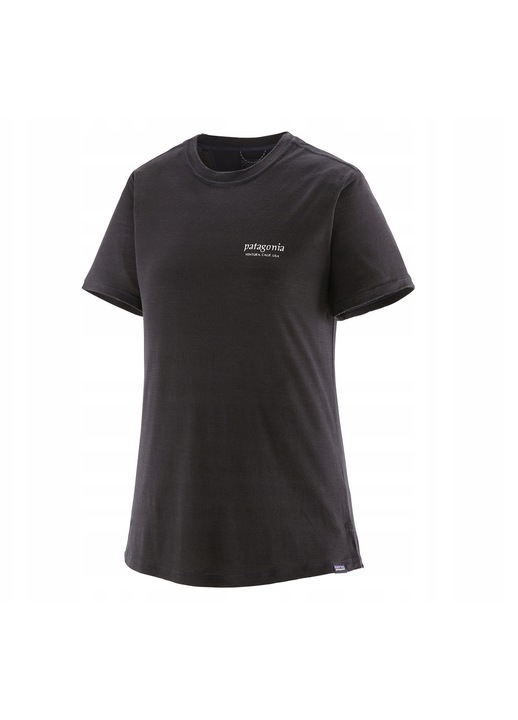 Tricou sport dama, Patagonia, Cap Cool Merino Graphic, negru, merino, XS INTL