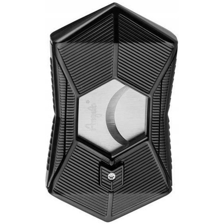 Taietor trabucuri Angelo, cu doua lame, culoare neagra, dimensiuni compacte