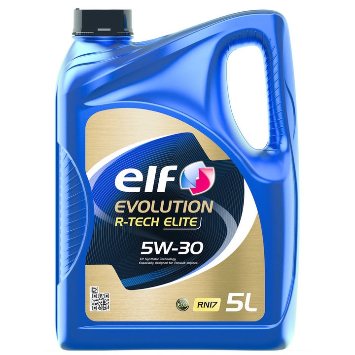 Ulei motor Elf Evolution R-TECH ELITE 5W30, 5L, protectie avansata, compatibil cu DPF, GPF, SCR, NOx-Trap