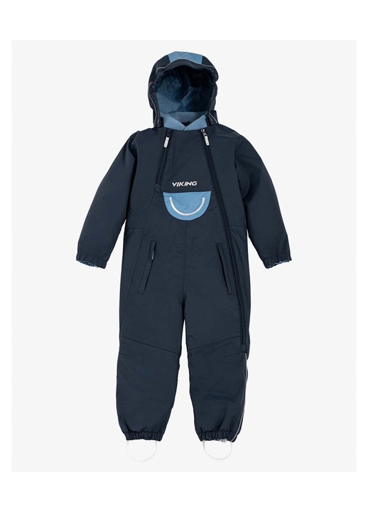 Детски гащеризон Viking Alv Playsuit, водоустойчив, тъмносин, рециклиран полиамид, рециклируем полиестер