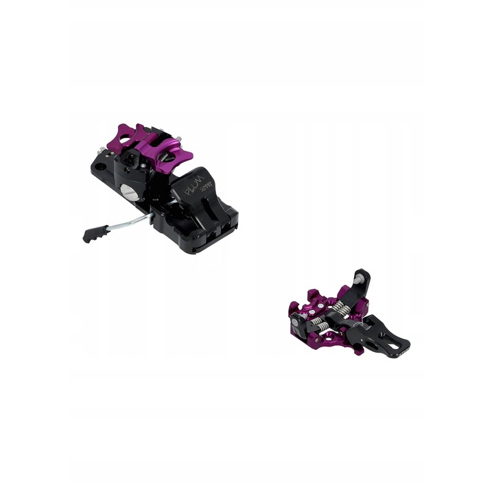 Legaturi pentru schiuri Plum Summit 7 Stopper, 110 mm, pentru femei, 35-70 kg, 0-84 mm inaltime, aluminiu 7075