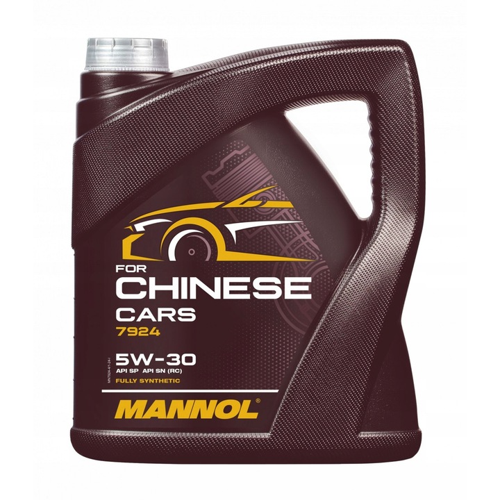 Ulei motor Mannol 5W30 4L pentru masini chinezesti, sintetic, protectie avansata, performanta excelenta