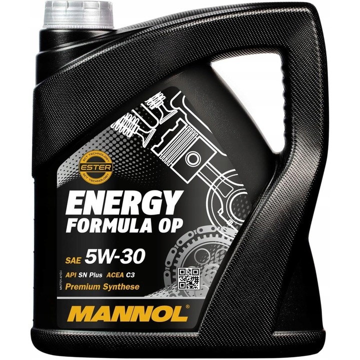 Ulei motor Mannol Energy Formula OP 5W30, 5L, pentru Opel si Chevrolet, multicolor
