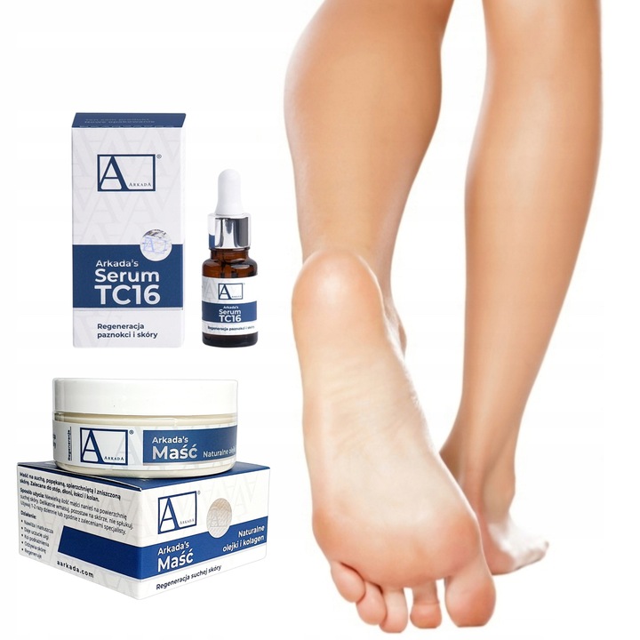 Arkada kozmetikai szett - TC16 kollagén szérum bőrre és körmökre, regeneráló maszk, teafaolaj, 30ml