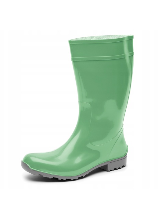 Cizme dama, Ladeheid, LMG967, inalte, verde, PVC