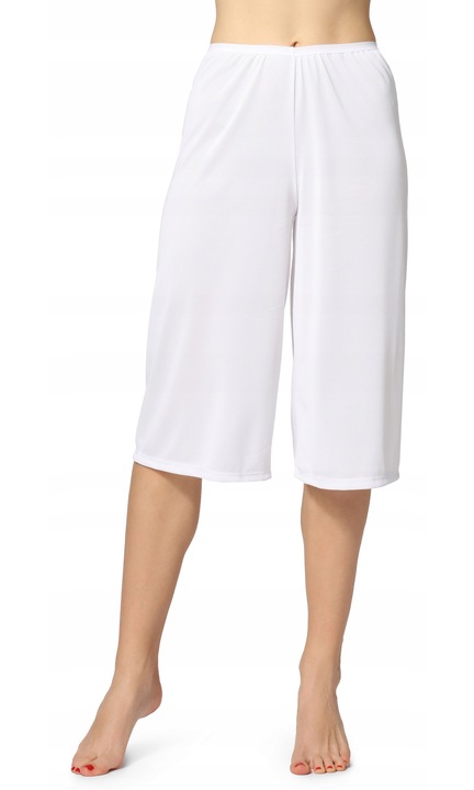 Pantaloni Bellivalini BLV-ME, viscoza, Alb