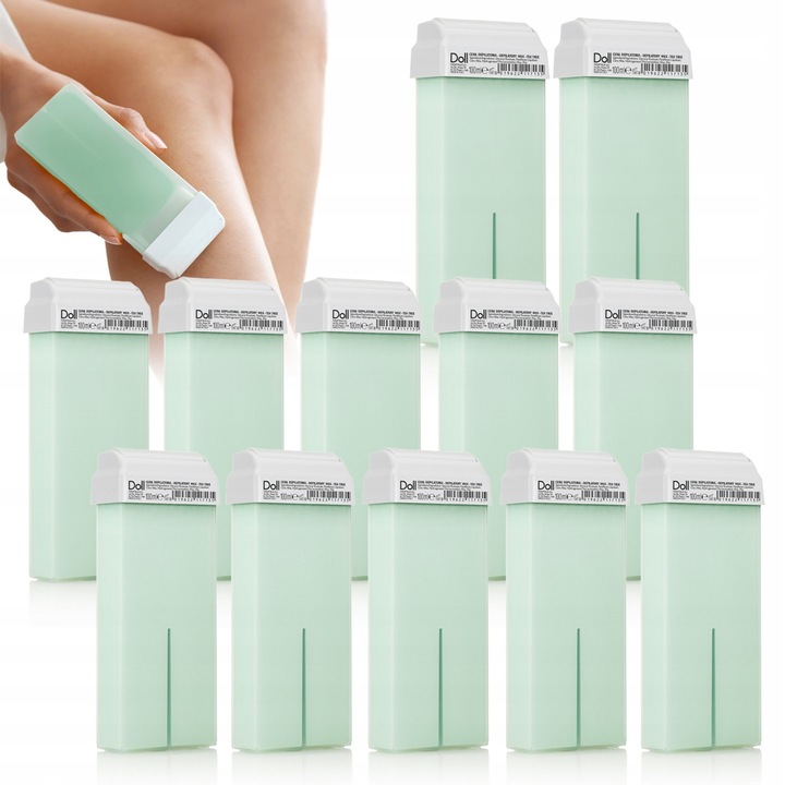 Ceara de epilare roll-on, 12 bucati, tea tree, 100 ml, Xanitalia