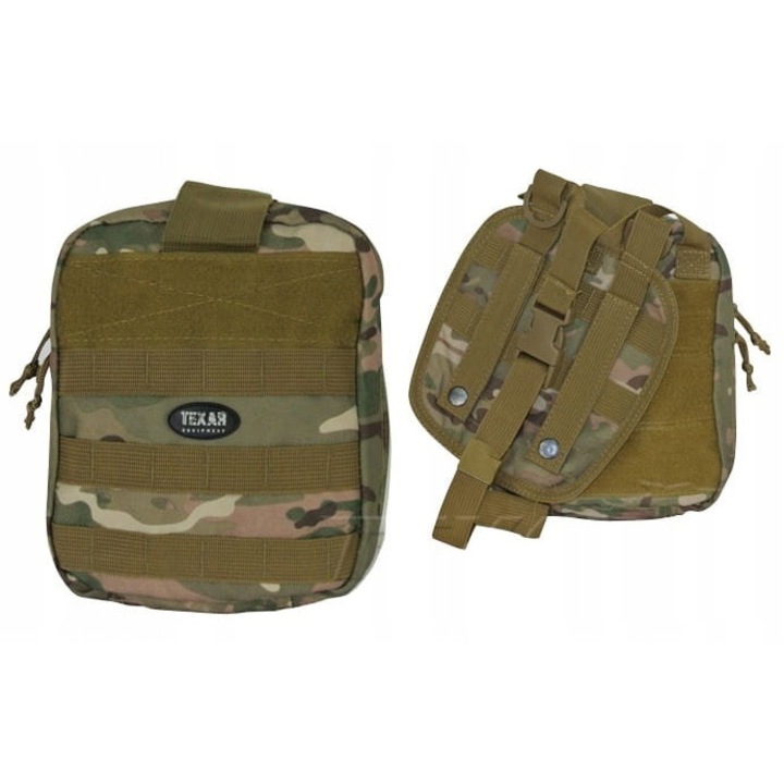 Texar MB-10 katonai tok, MC Camo, 20x18x10cm, 1000D poliészter
