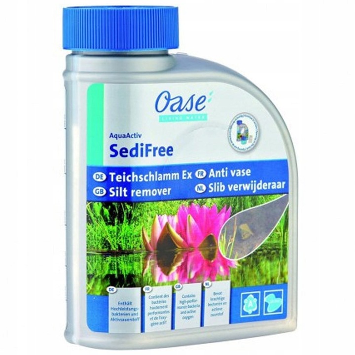 Oase AquaActiv SediFree, solutie pentru indepartarea namolului si slamului, 500 ml